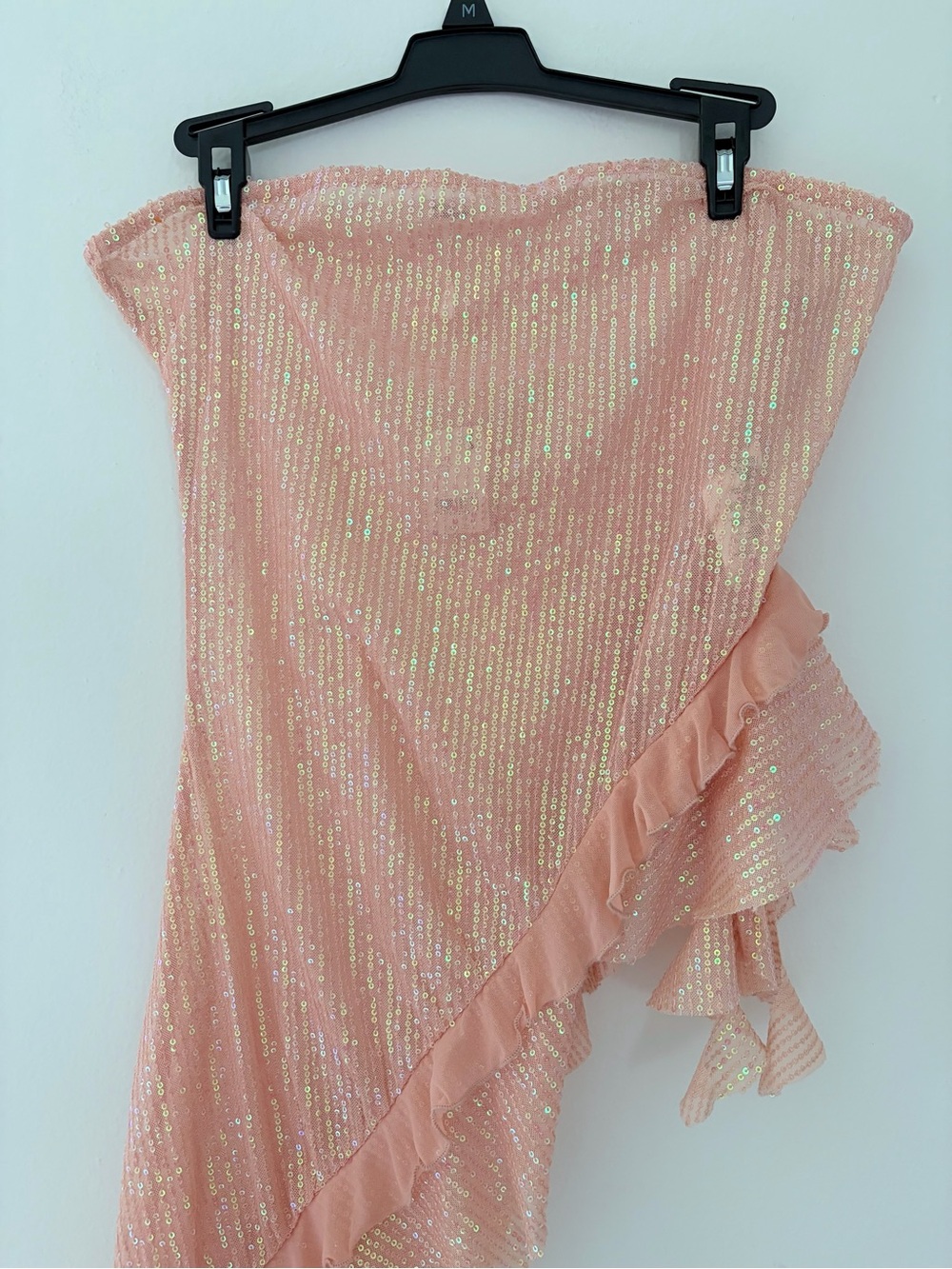 Free People Taylor Sequin Summer Asymmetric Top XL - Picture 2 of 7
